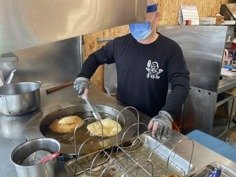 李記李林物-炸蛋蔥油餅大腸麵線